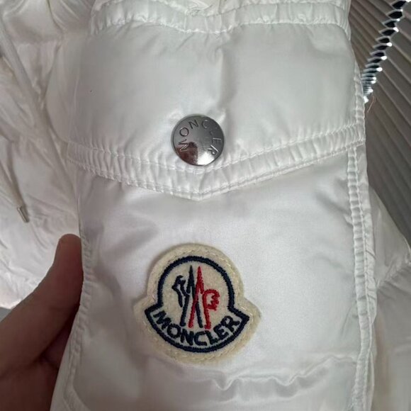 Moncler Pavin White Down Jacket - Picture 2 of 7